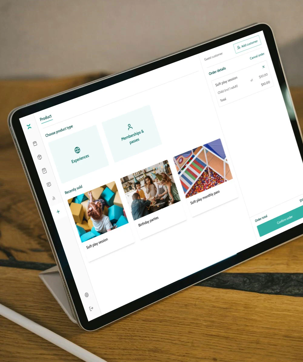The online dashboard on Beyonk's zoo ticketing system